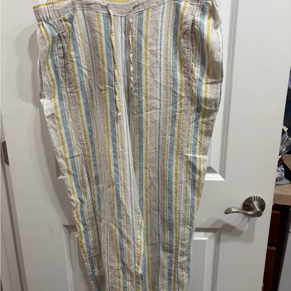 Coldwater Creek Multicolor Striped Pants